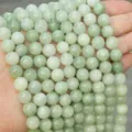Natural stone green round beads variant, high quality diy bracelet jewelry accessories. - Green Jade Style (BF510) / 4MM Round Beads (Approx 92 Pcs)