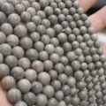 Natural stone loose beads round grey jasper DIY bracelet jewelry accessories wholesale - Wood Grain Stone Style (BF510) / 6MM Round Beads (Approx 61 Pcs)