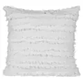 Bohemian white throw pillow cover with cotton fringe, perfect for living room sofa and bed. - 45*45mm / White