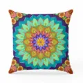 Fodera per cuscino mandala bohémien, copricuscino geometrico colorato vibrante per divano. - 40*40 / Stile 1