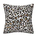 Federa per cuscino in corto peluche con stampa leopardata astratta per divano casa. - 45*45cm / Stile 13