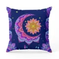Bohemian mandala moon throw pillow cover soft fabric sofa bed bedroom home decor detail - Style 15