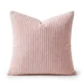 Fodera per cuscino in velluto a coste rosa morbido divano letto salotto decorazione - 30x50cm (Senza Anima del Cuscino) / Colore loto