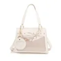 White Ita bag crossbody transparent window cute heart chain casual shoulder bag for anime fans - Beige