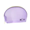 Borsa cosmetica in rete viola semi-circolare da viaggio organizzatore di stoccaggio. - Viola