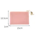 Borsellino da viaggio in rete rosa borsa portaoggetti per trucco mini portatile. - Rosa