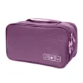 Borsa portaoggetti da viaggio multistrato cationica organizer per reggiseno viola - Viola
