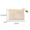 Pratica custodia in rete beige variante, piccolo portamonete compatto con cerniera e perline. - Beige