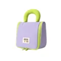 Borsa da toeletta appendibile portatile grande capacità trousse da trucco viaggio viola verde - Viola