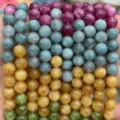 Perles en pierres gemmes tourmaline aigue-marine morganite pour bracelet DIY - Tourmaline Nouvelle Dégradée Optimisée