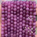 Perles rondes en cristal violet DIY bracelet fait main accessoires bijoux en gros. - Jade Violet Optimisé