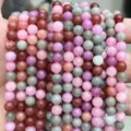 Perles de pierres précieuses perles rondes en vrac pour bracelets faits à la main accessoires. - Macaron Optimisé