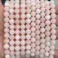 Perles en cristal rose naturel quartz rose rondes perles de pierres précieuses pour bijoux DIY - Quartz Rose Amélioré