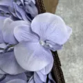 Artificial Phalaenopsis orchid flower heads for DIY crafts, shoes, and apparel decoration. - Light Purple Small