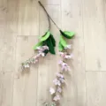 3D printed artificial jasmine hanging silk flower branch for home decor wall display. - Pink