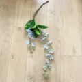 Artificial Hanging Jasmine Silk Flower Simulation Vine for Home Decor and Events - Blue
