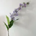 Artificial purple flower branch for home hotel decoration, shapeable floral arrangement SKU. - Light Purple