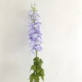Artificial flower long branch purple delphinium hyacinth wedding decor home ornament - Purple