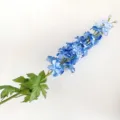 Artificial blue delphinium long stem fake flower for wedding home decor and party styling - Blue