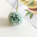 Artificial allium flower ball faux green floral for wedding party home table decor. - Green