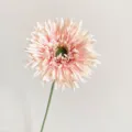 Pink artificial gerbera daisy flower stem for home wedding decoration and floral arrangements. - Pink