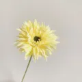 Artificial Gerbera Daisy Flower Single Stem Faux Silk Daisy Home Wedding Decor Style - Yellow