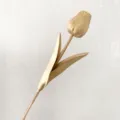 Branche de fleur de tulipe dorée artificielle simulation pour déco de mariage maison - Tulipe Or