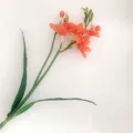 Fiore di freesia artificiale pianta finta per decorazione domestica tavolo da nozze - Arancione