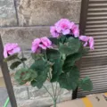 Artificial pink flower branch fake floral decoration for home decor wedding arrangement - Purple Pink
