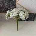 Artificial baby's breath flowers fake white floral bouquet for home decor wedding. - Style A