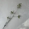 Artificial green leaf branch twig decorative plant accessory for home restaurant decor - Short Branch / Green