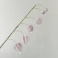 Artificial PU ground cherry lantern flower branch for home decor wedding floral arrangement - Dusty Pink
