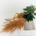 Artificial Astilbe flower bouquet for wedding decoration, home floral arrangement and party. - Coral