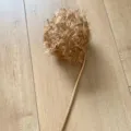 Gold artificial dandelion single stem flower arrangement for home decor wedding living room - Gold