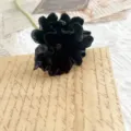 Nordic style black artificial poppy flower PU simulation flower for home table decor. - Black