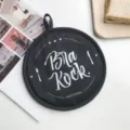 Rotondo spesso cotone isolante presina tappetino resistente al calore tovaglietta per decorazione cucina. - Rotondo