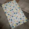 Floral print kitchen tea towel 100% cotton dish cloth for cleaning wiping absorbent soft. - 40*70cm / HX-12
