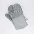 Guanti da forno in silicone ispessito resistenti al calore cucina cottura grigio - Grigio