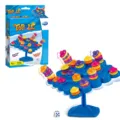 Jeu de table d'équilibre pour enfants ensemble de jouets empilables avec disques colorés - 23.5x15x4.8 cm