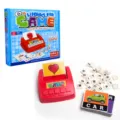 Jeu educatif d'apprentissage de l'anglais pour enfants avec cartes et blocs de lettres - Type standard