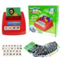 Jouet éducatif d'orthographe de vocabulaire pour enfants avec blocs de lettres et cartes - Par défaut