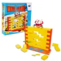 Jeu de société interactif de cassage de mur pour enfants avec figurine et briques. - Jeu de Casse-Muraille d'Œuf (Grand)