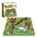 3D snakes and ladders board game set, creative parent-child interactive tabletop toy for kids. - 27*27*5.5cm