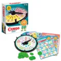 Kids Bingo Game Set Educational Learning Toy with Spinner Cards and Tokens for Early Education - Default