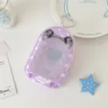 Sac de rangement transparent pour poupée avec joli design koala, sac anti-poussière à pois. - Koala Violet