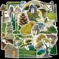 Adesivi vintage natura estetica cottagecore diario scrapbooking decalcomanie set 30pz - Stile Predefinito