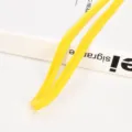 Yellow wool-like ribbon trim 1cm wide for handmade DIY hair accessories and sewing projects. - 1 Piece/Pack / Deep Yellow