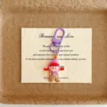 Cute cartoon girl keychain aesthetic bag charm cute backpack accessory for girls and friends gift - Purple