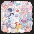 Simpatici adesivi jelly rosa estetici per diario, laptop e decorazione di valigie. - 50 Pezzi/Confezione
