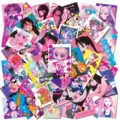 Dettagli di simpatici adesivi per ragazze anime, confezione di decalcomanie manga. - 50 Pezzi/Confezione